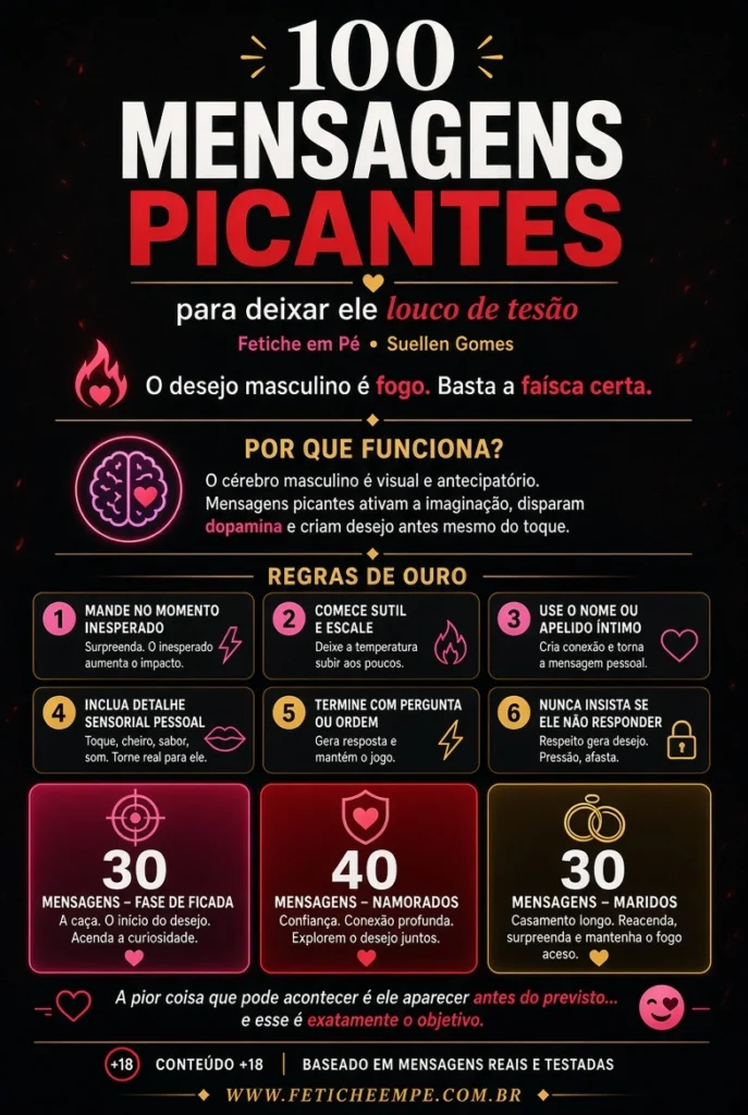 Mensagens picantes para desejo