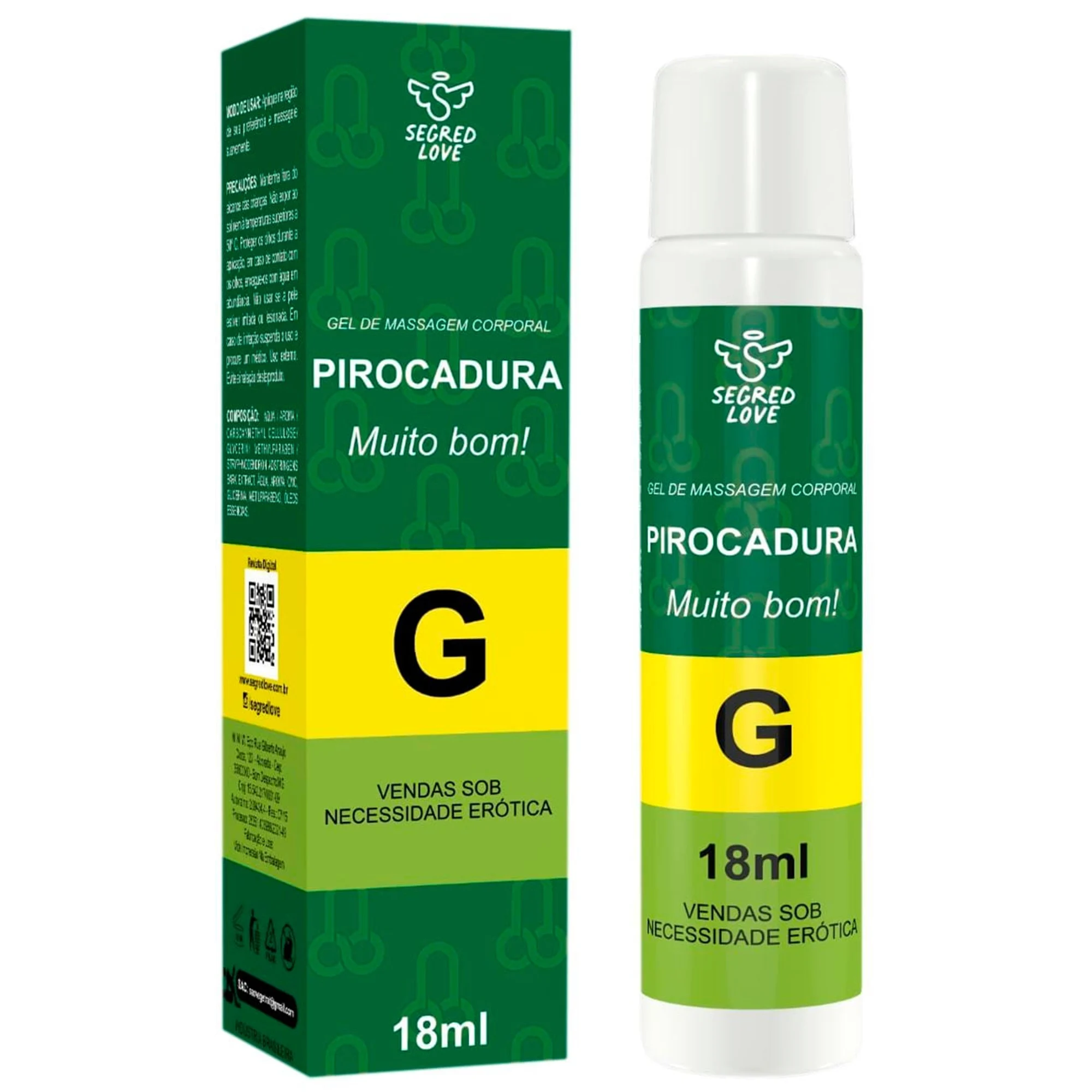 Gel Pirocadura Segred Love 18ml